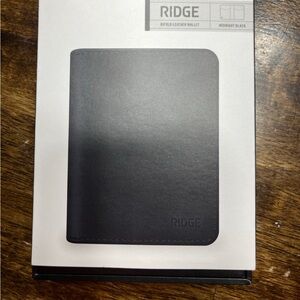Ridge Midnight Black Money Clip